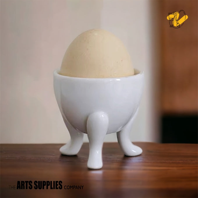 Limoges Style 3 Footed Egg Server