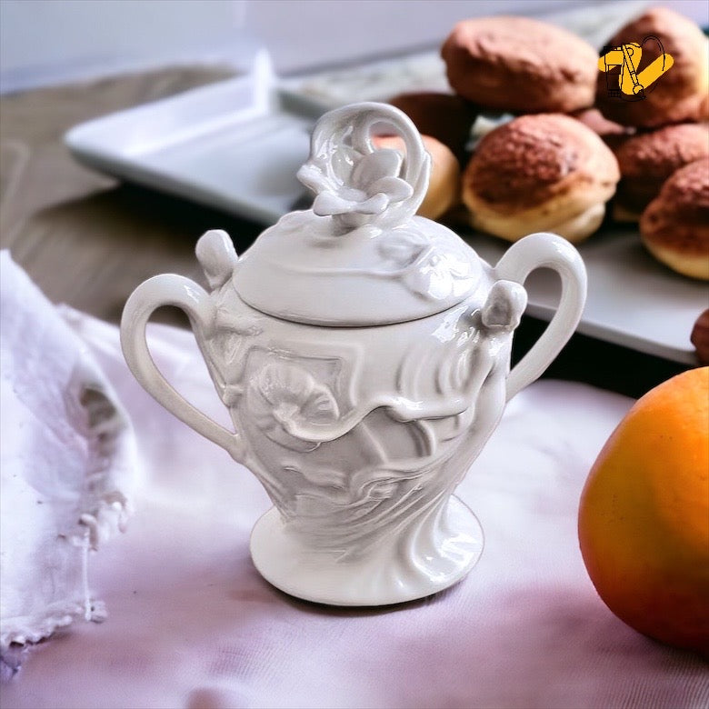 Floral Fairy Embossed Milk & Sugar Set