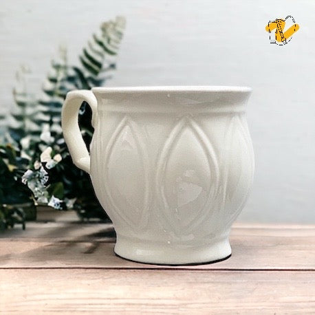 Cream Color Neoclassical Style Embossed Coffee Cup (4 styles, 250ml)