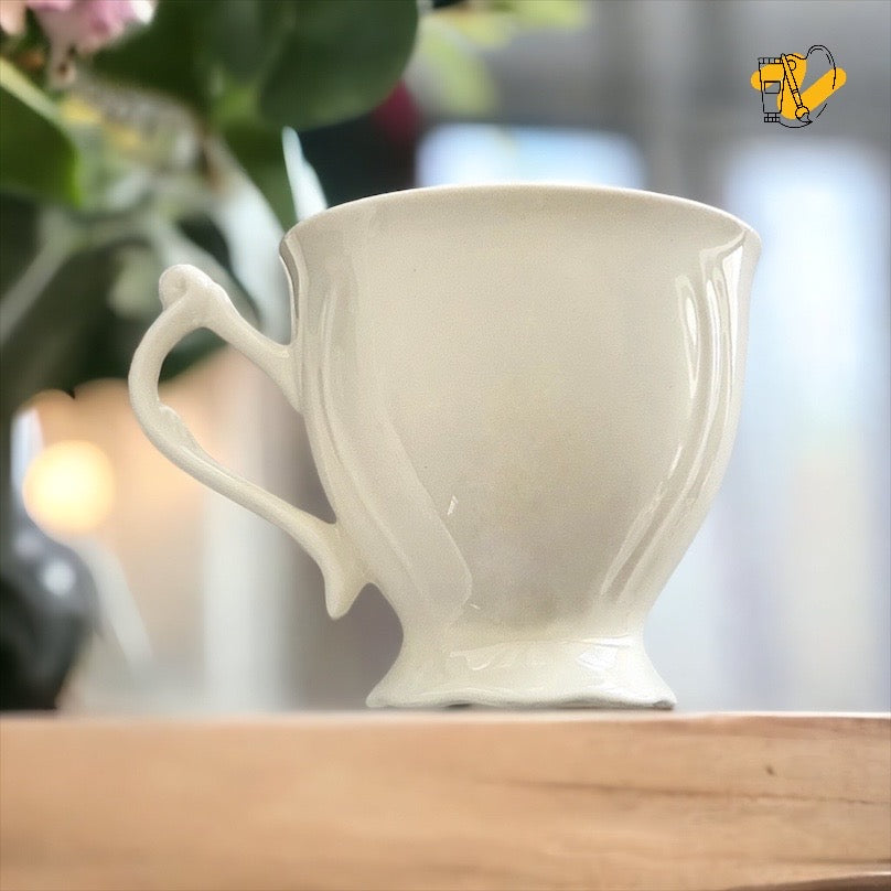 Cream Color Neoclassical Style Embossed Coffee Cup (4 styles, 250ml)