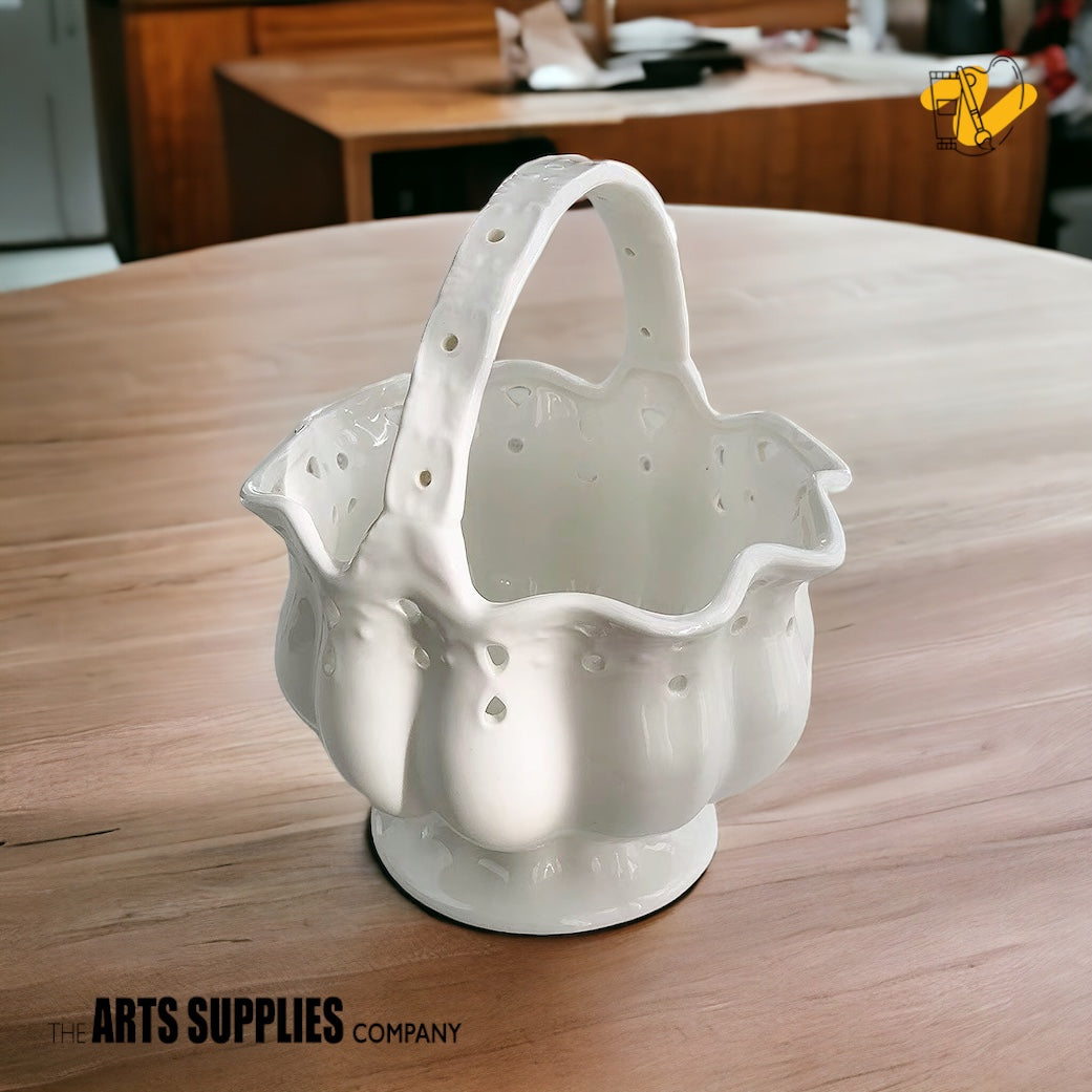 Ceramic Flower Basket
