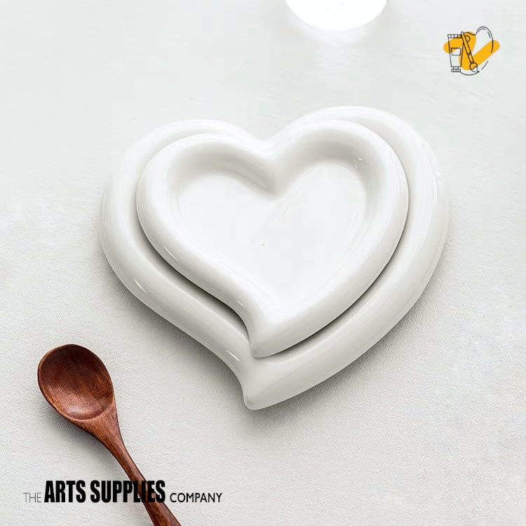 Heart Shape Lip Dessert Plate