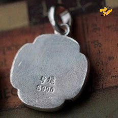 Sterling Silver and Enamel Pendant