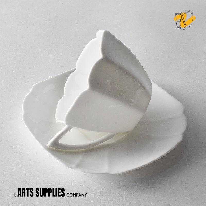 Refabricated Shelley Queen Anne Style Teacup & Saucer (200ml)