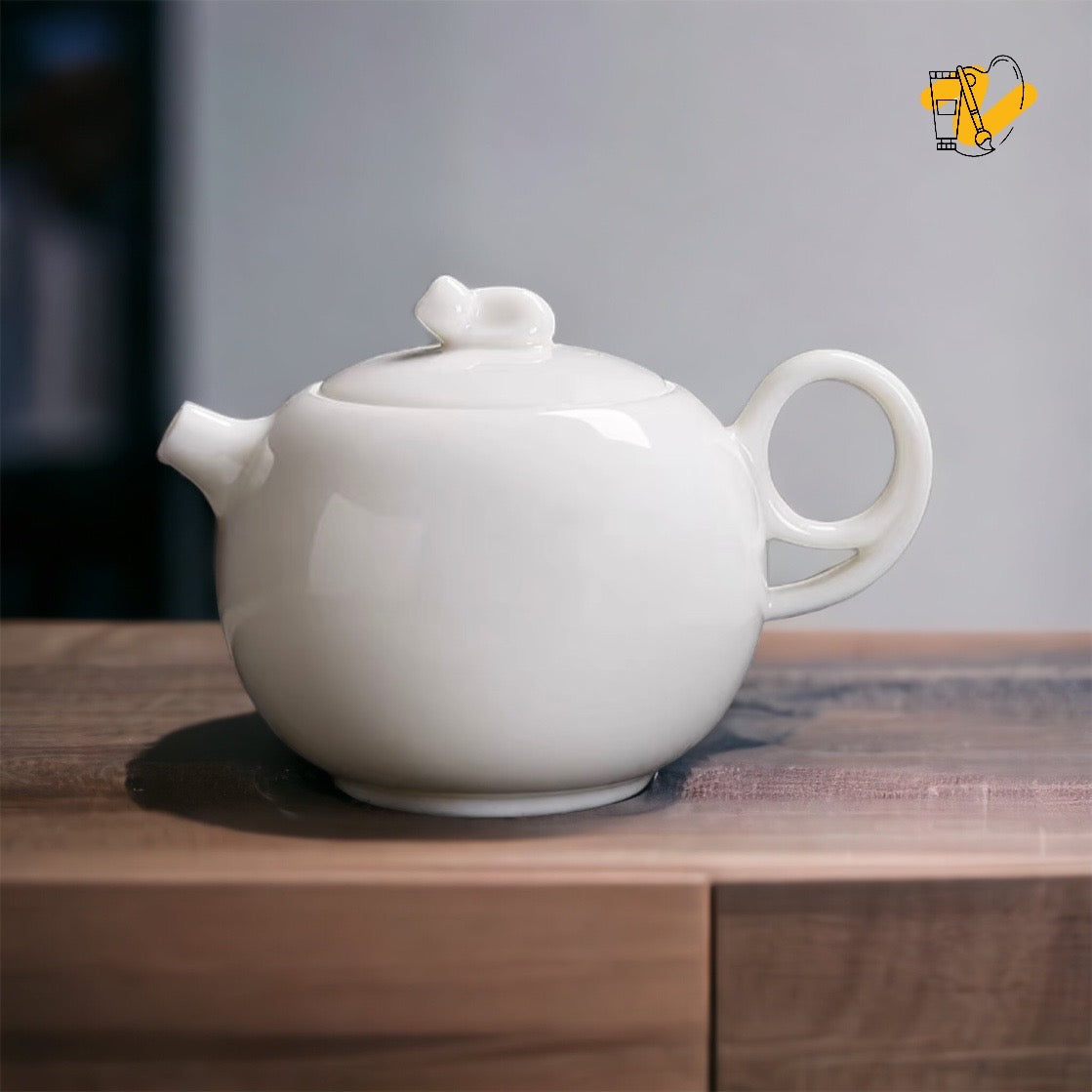 Blanc de Chine Mini Teapot
