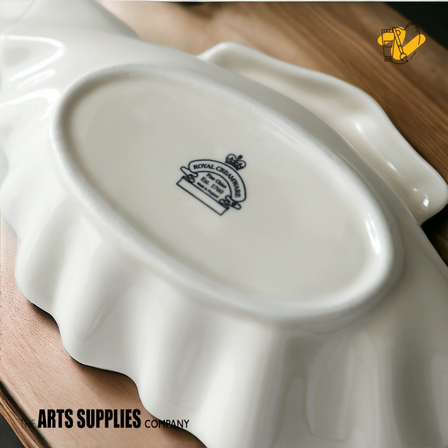 Cream Color Ginkgo Leaf Soup Bowl