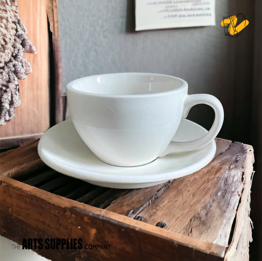 Blanc de Chine Teacup & Saucer (300ml)