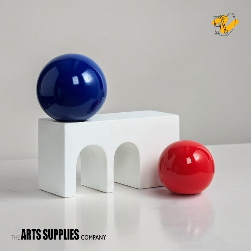 Ceramic Home Décor Set (Red+Blue+White)