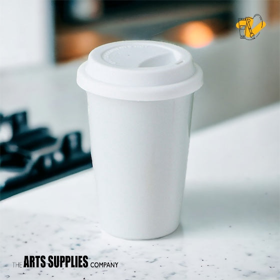 Insulated To-Go Coffee Cup with Silicone Lid (360ml)