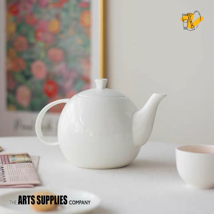 Bone China Inverted Handle Teapot (1,600ml)