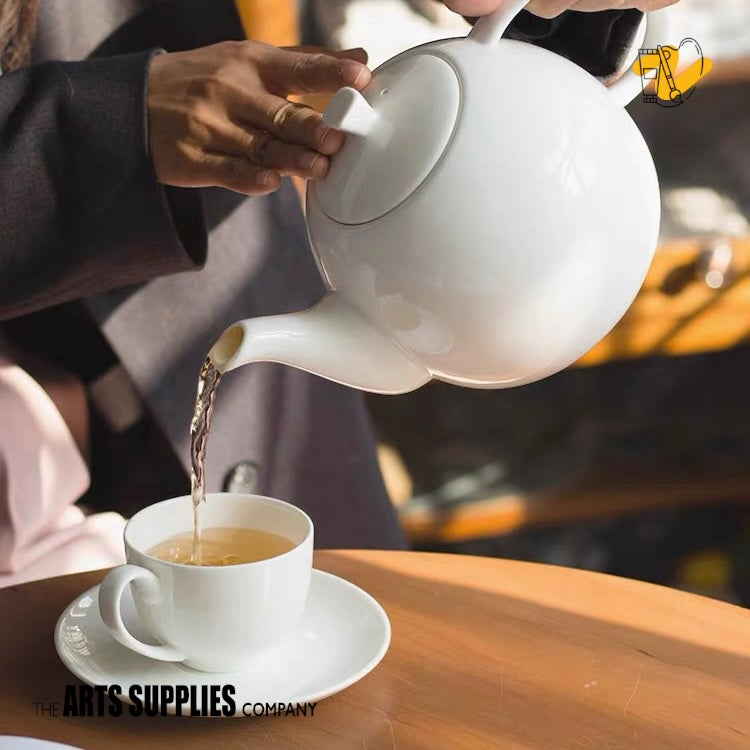Bone China Inverted Handle Teapot (1,600ml)