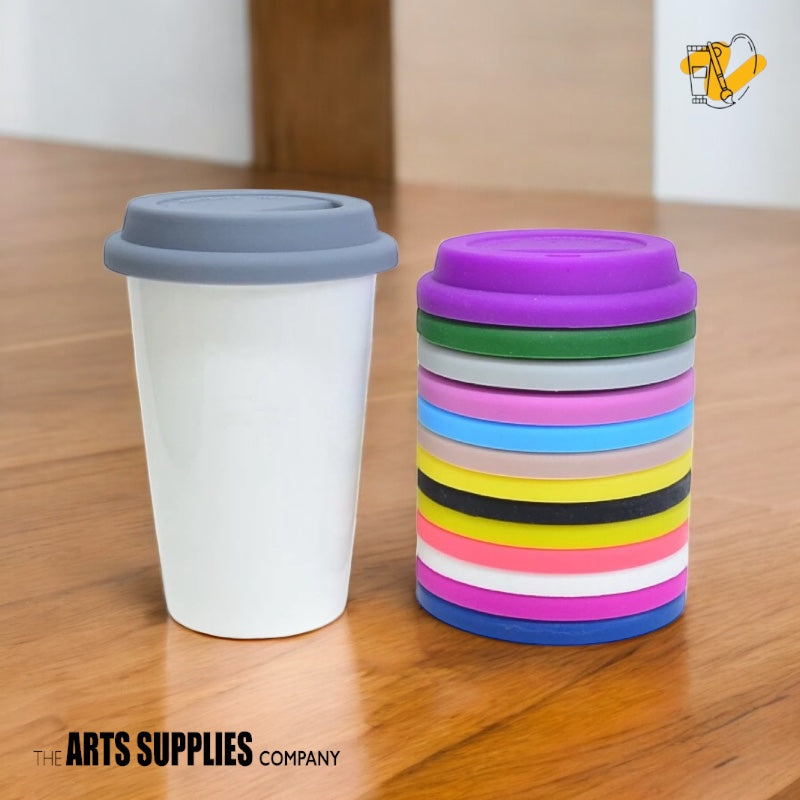 Color Silicone Lid for To-Go Coffee Cups