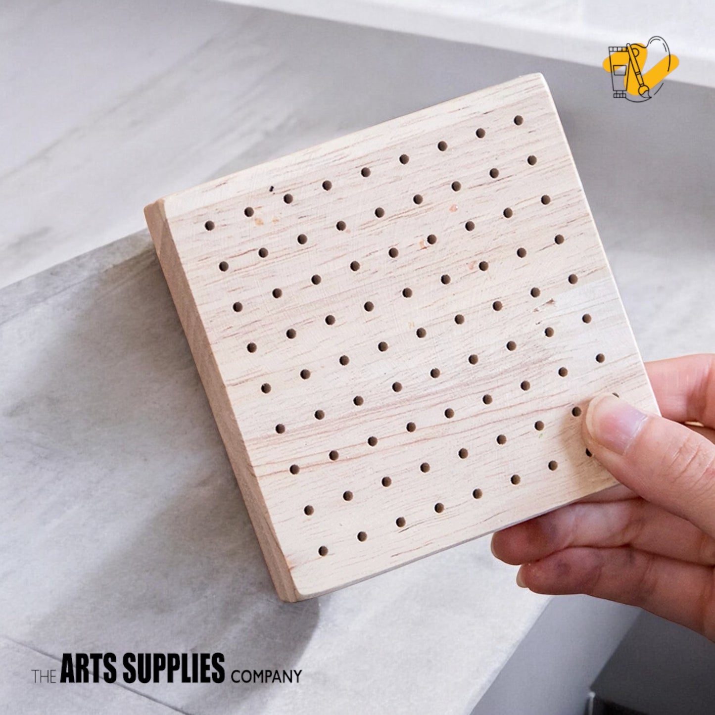 Model Painting Oak Stand Base & Clamp Holder