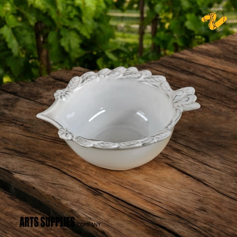 French Retro Embossed Rococo Bowl
