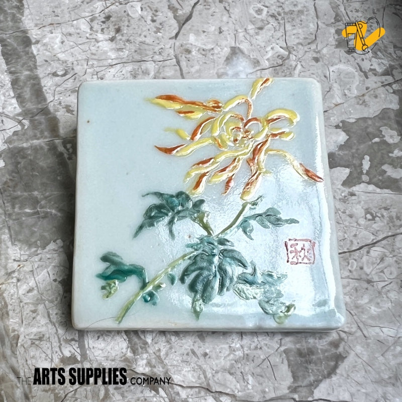Porcelain Brooch Kit | Square