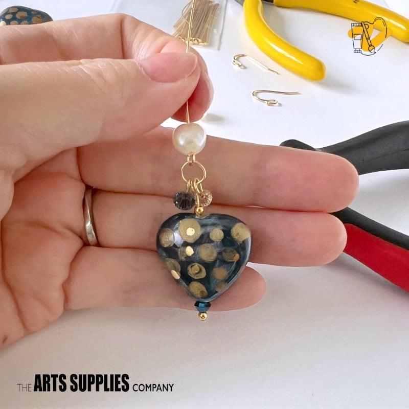 Porcelain Earrings Kit | Heart (Set of 2)