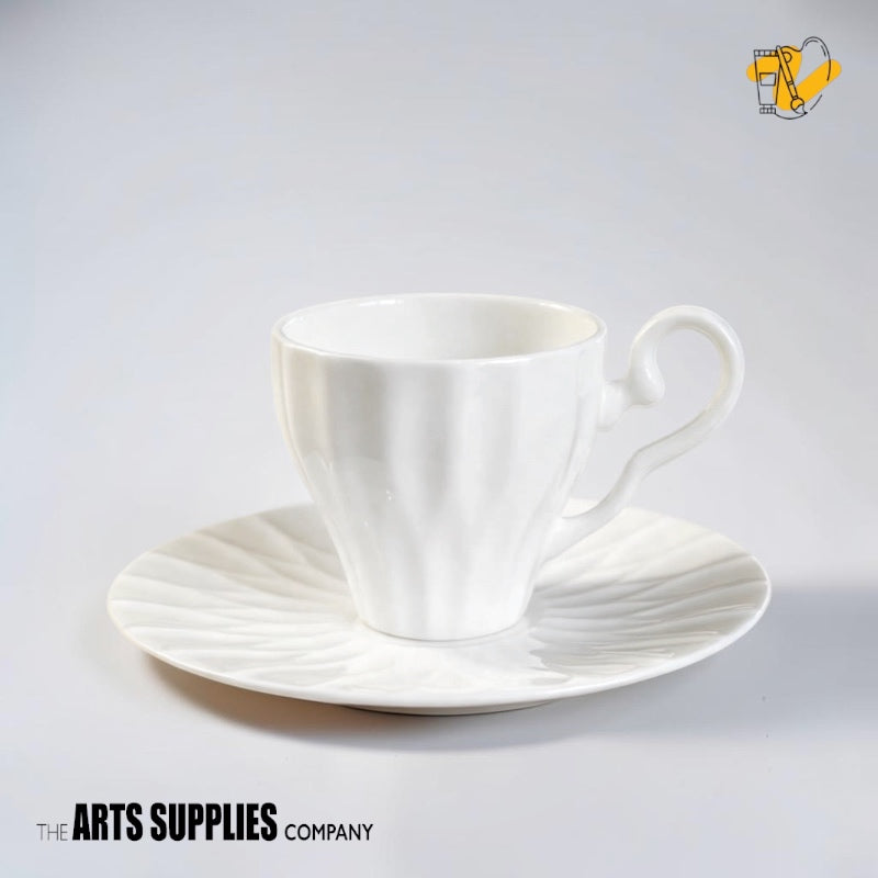 Elegant Victorian Swirl Coffee Set