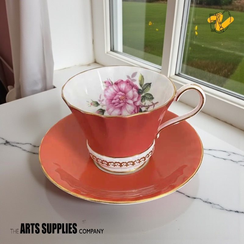 Bone China Teacup & Saucer (160ml)