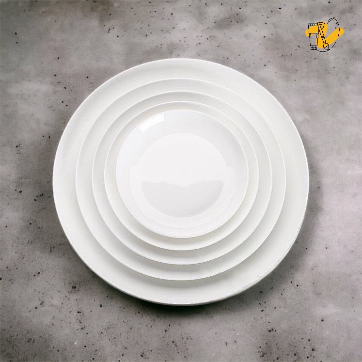 Bone China Coupe Plate