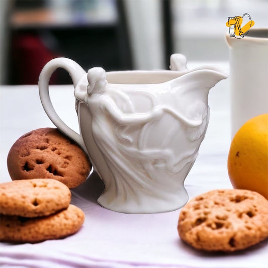 Floral Fairy Embossed Milk & Sugar Set