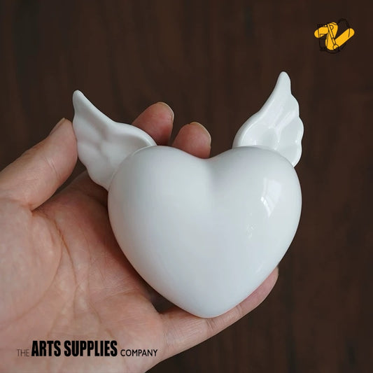 Cupid Heart Figurine