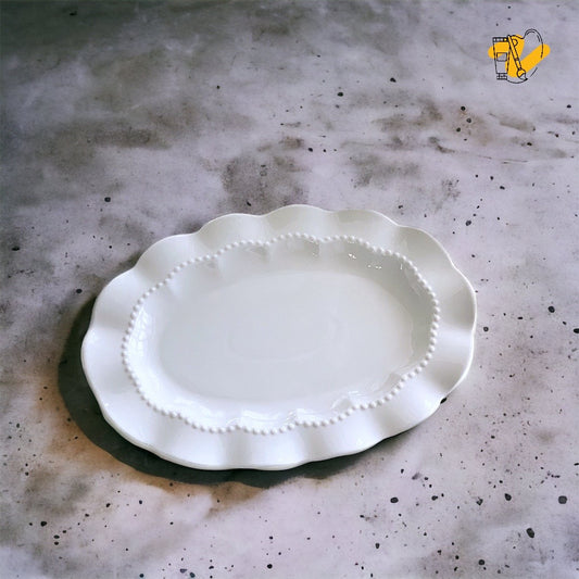 Ruffle Collection | Luncheon Plate (Oval)