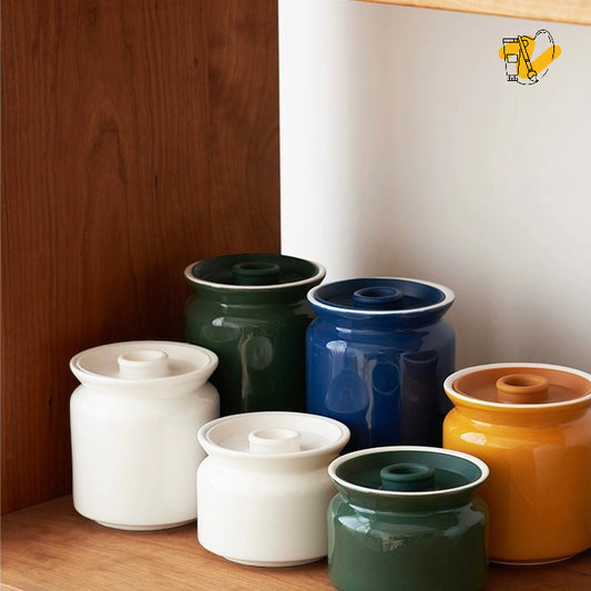 Food Storage Jar with Silicon Lid