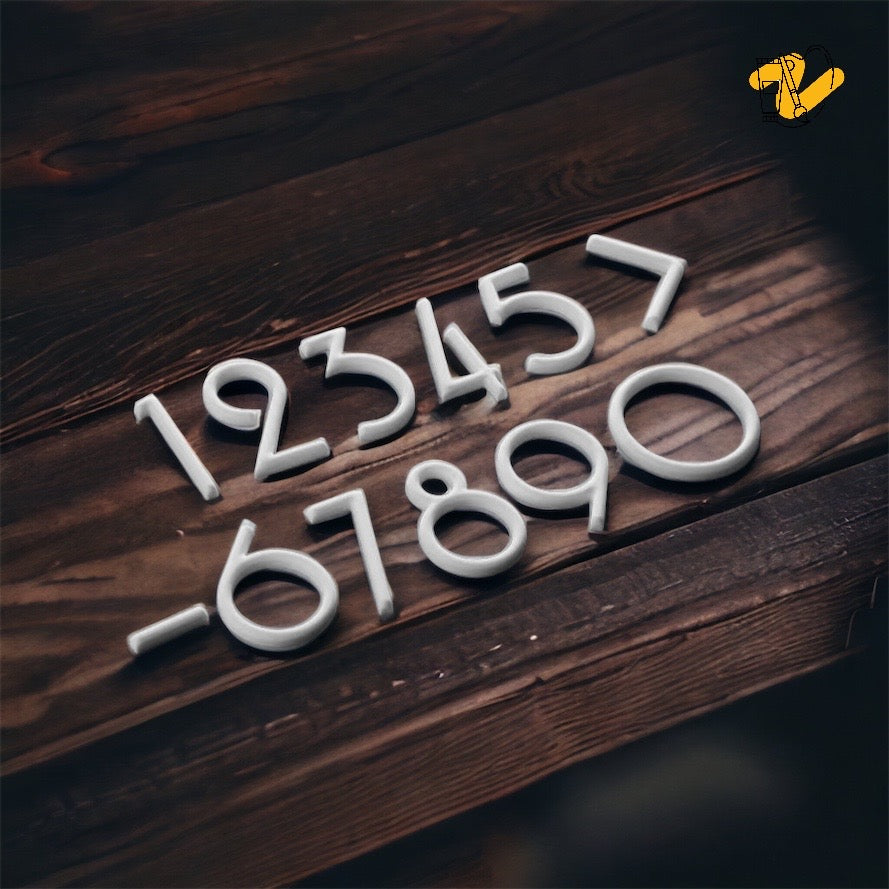 Marble Number Signage β The Arts Supplies Company
