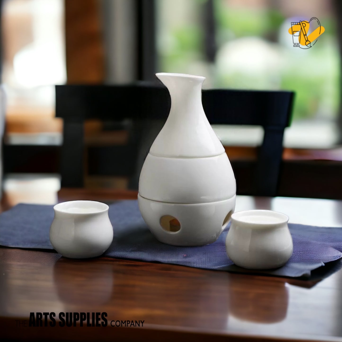 Japanese Style Porcelain Sake Set