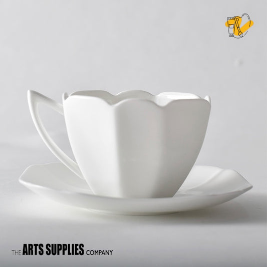 Refabricated Shelley Queen Anne Style Teacup & Saucer (200ml)