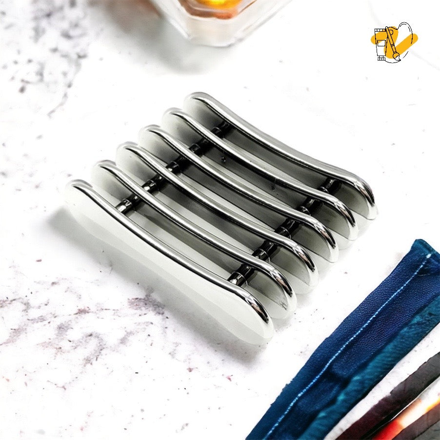 Chrome Plated Brush Rest