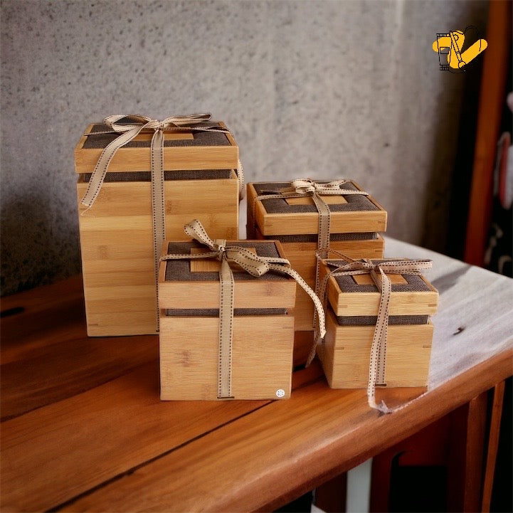 Bamboo Gift Box with Interior Padding