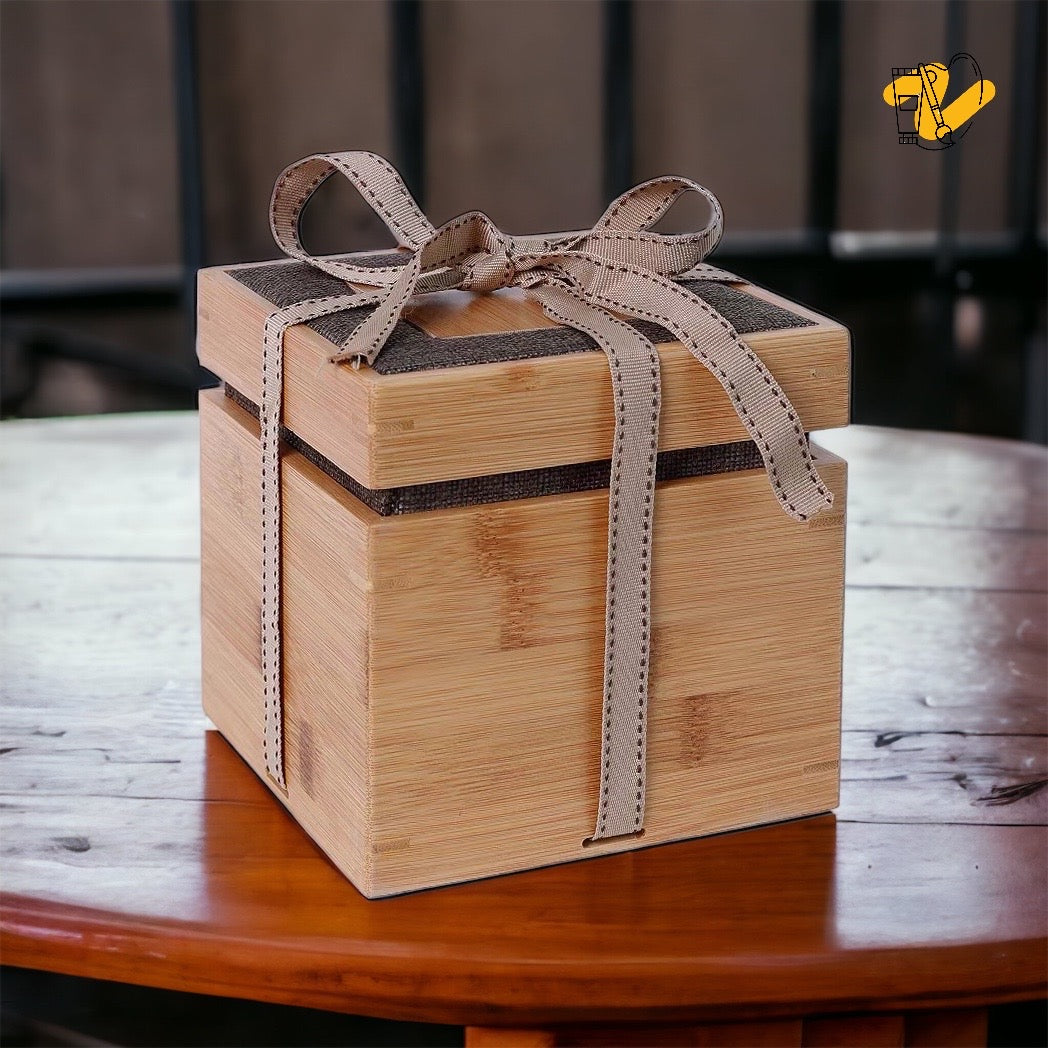 Bamboo Gift Box with Interior Padding