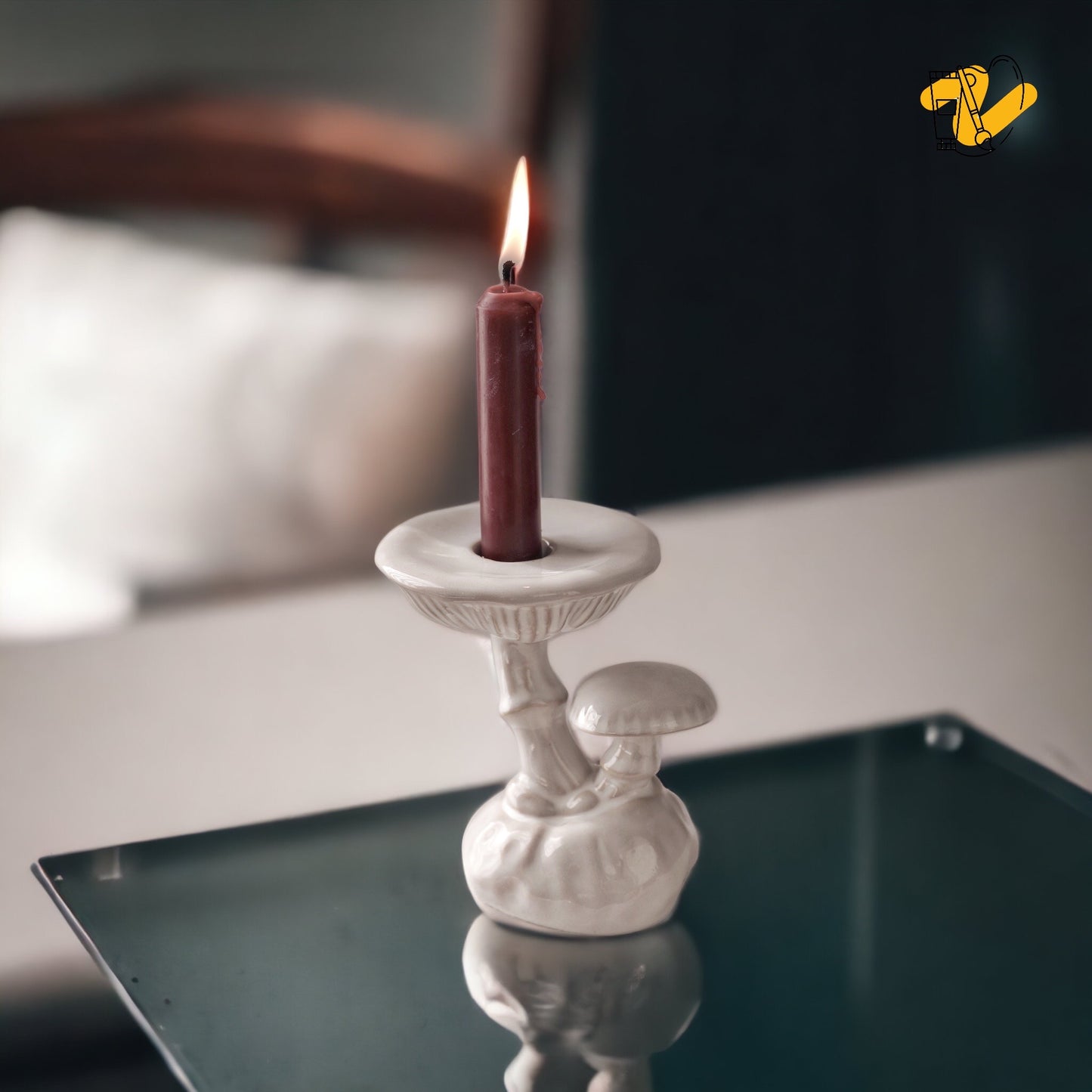 Mushroom Candle Holder