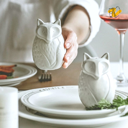 Owl Salt & Pepper Shakers Set