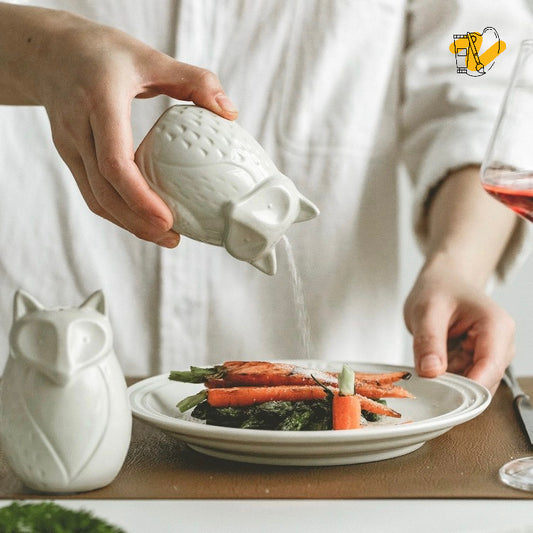 Owl Salt & Pepper Shakers Set