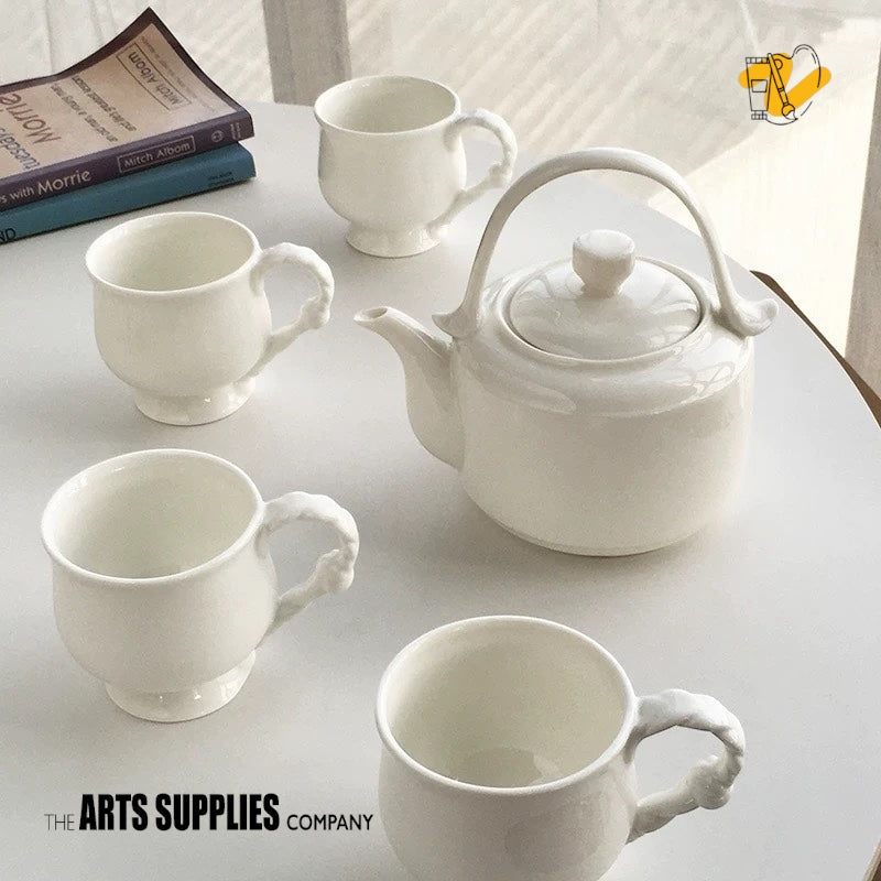 Japanese Knot Tea Set (1 Teapot & 4 Teacups)