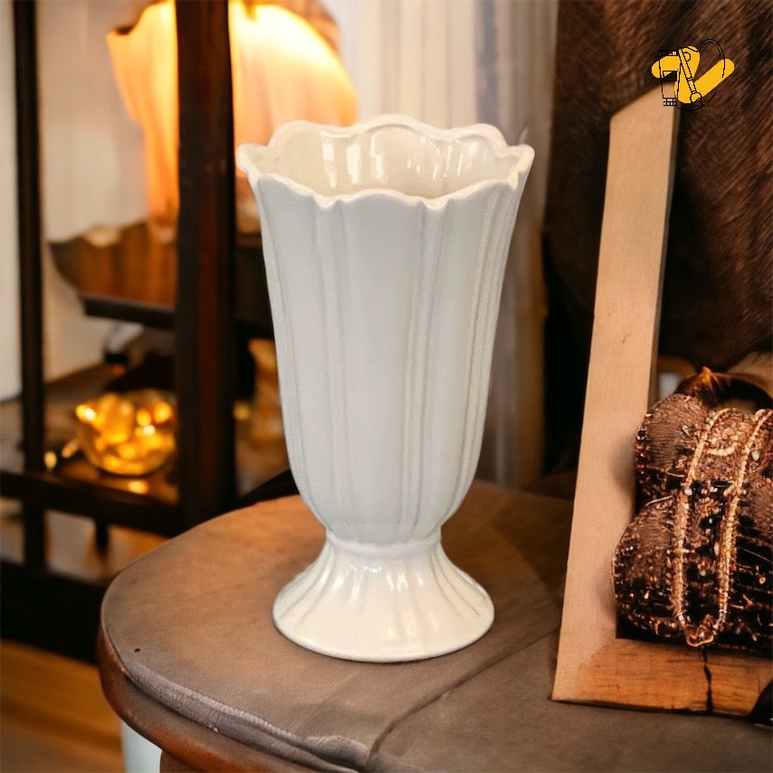 Cream Color Flower Vase