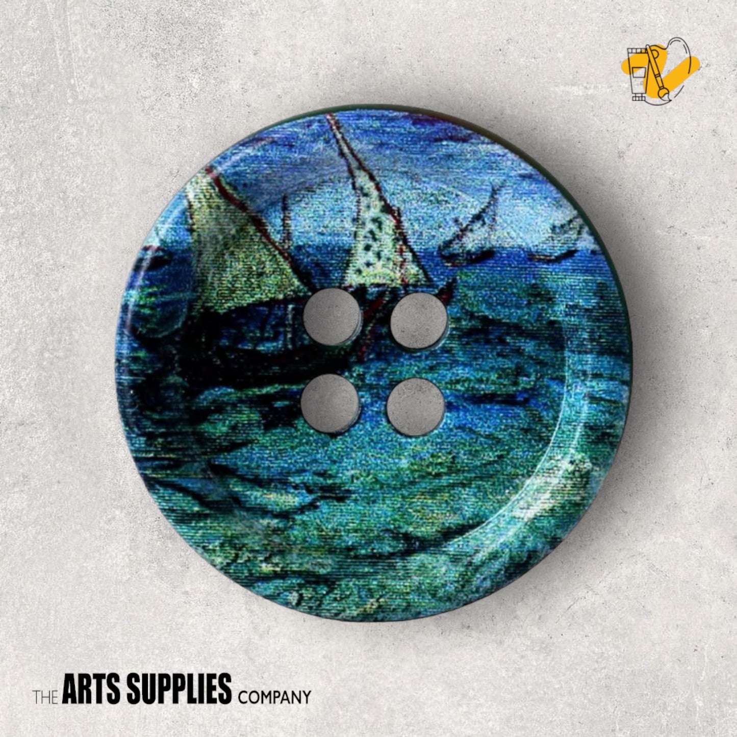 Van Gogh Buttons (Package of 6)