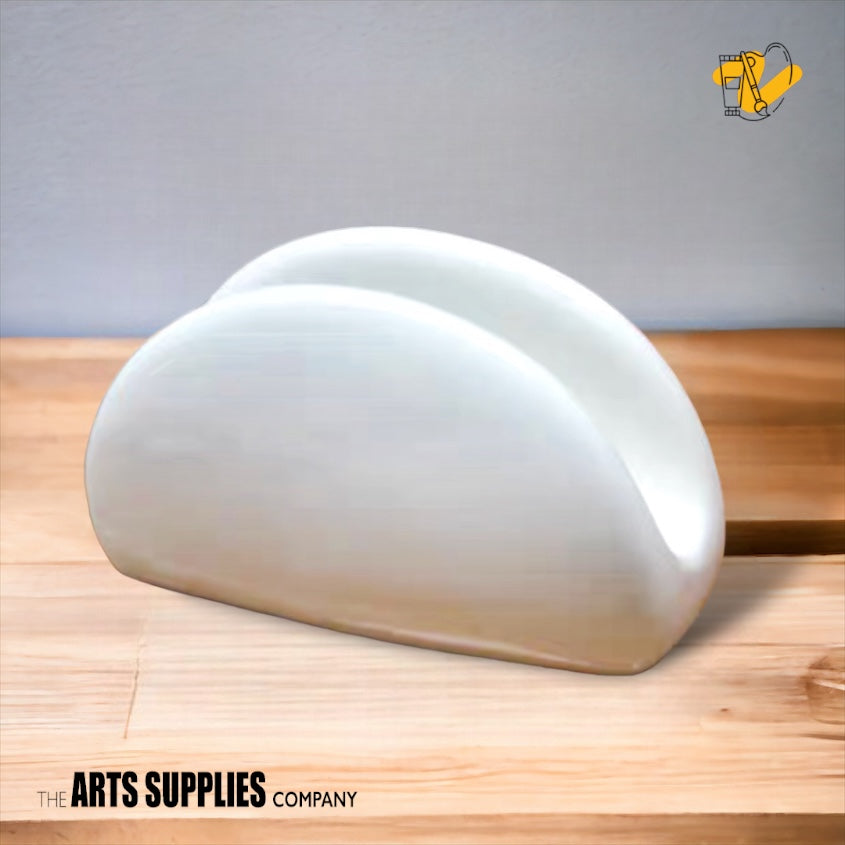 Half-moon Ceramic Napkin Holder