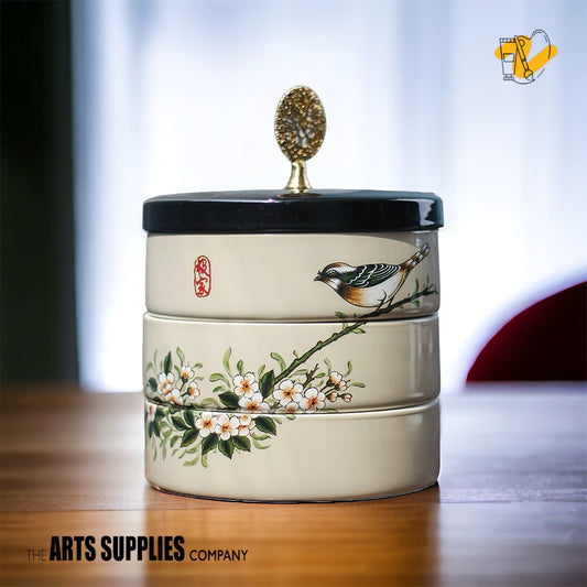 Bird & Blossoms Stacking Containers