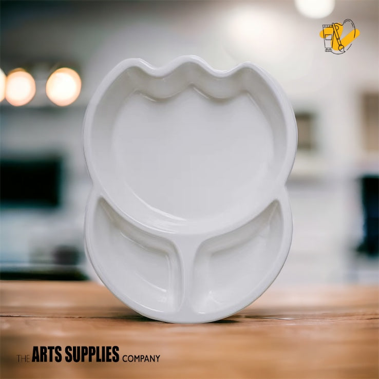 Tulip Plate with Partition (2 Sizes)