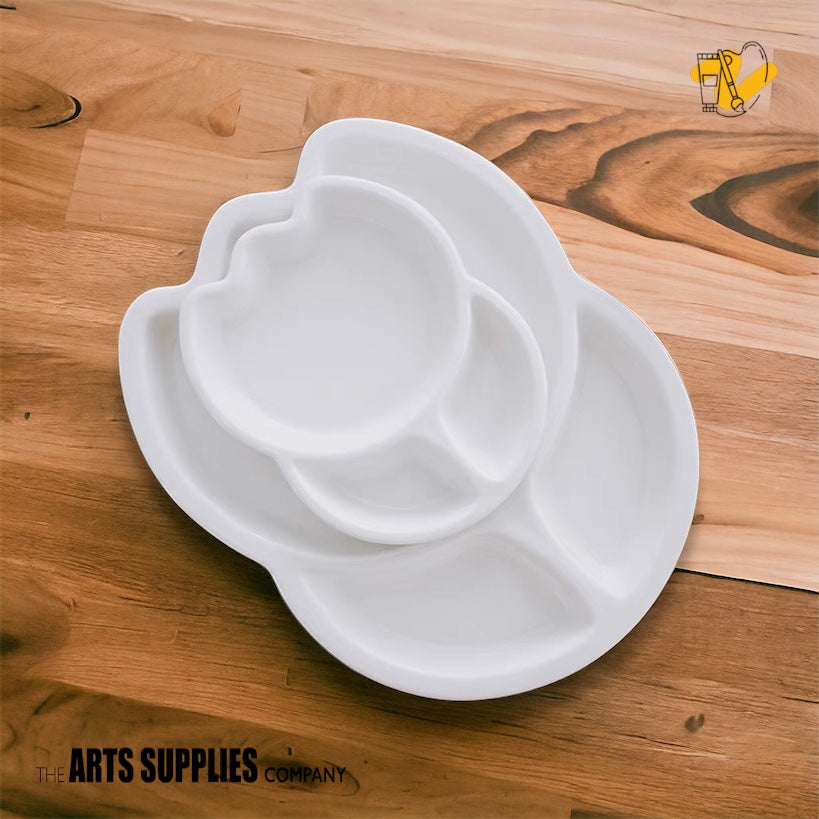 Tulip Plate with Partition (2 Sizes)