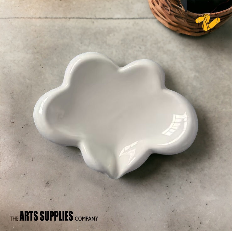 Cream Color Cloud Shape Soap Dish