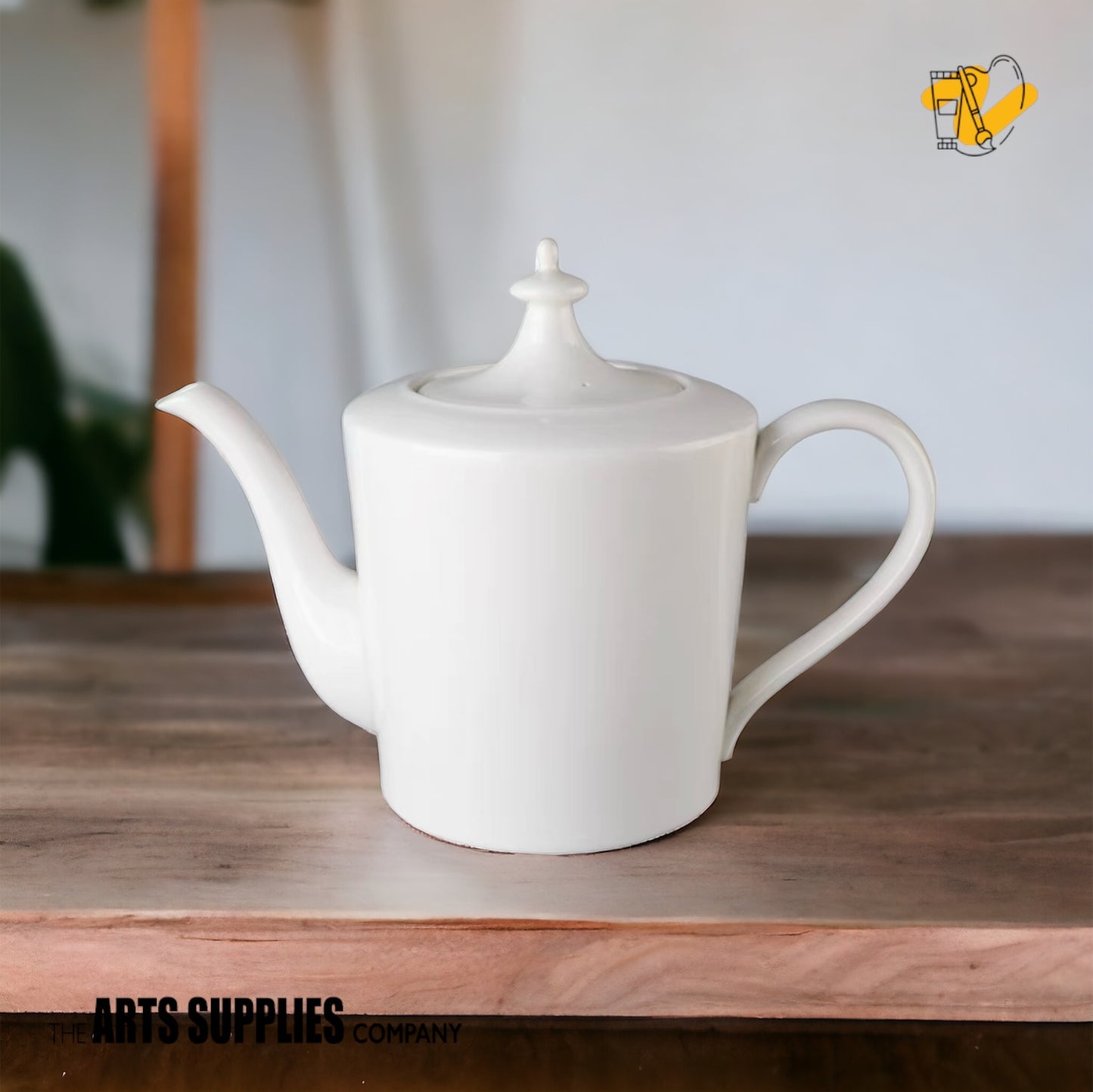 Bone China Royal Design Tapered Shape Teapot (1,000ml)