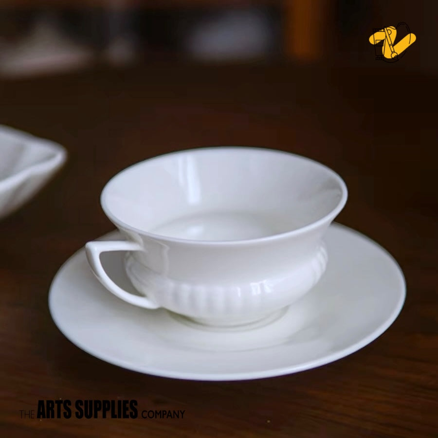 Vintage Design Teacup & Saucer (200ml)