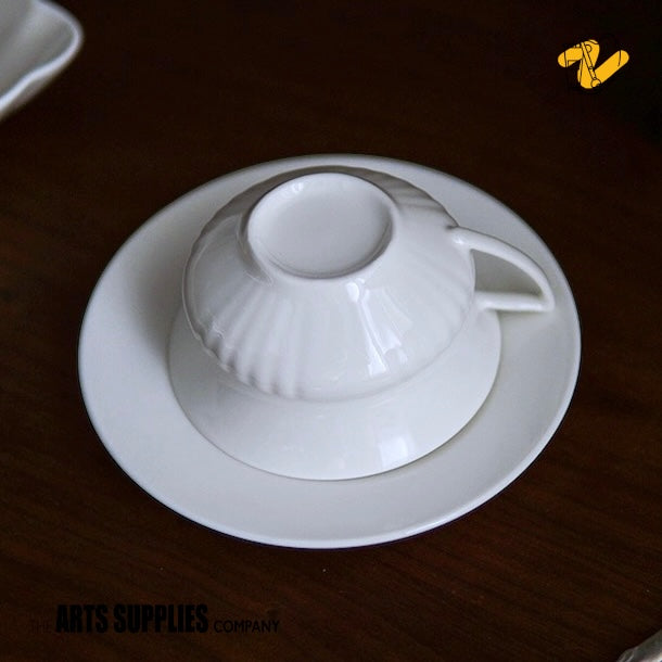 Vintage Design Teacup & Saucer (200ml)