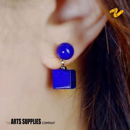 Lapis Lazuli Crystal Earrings