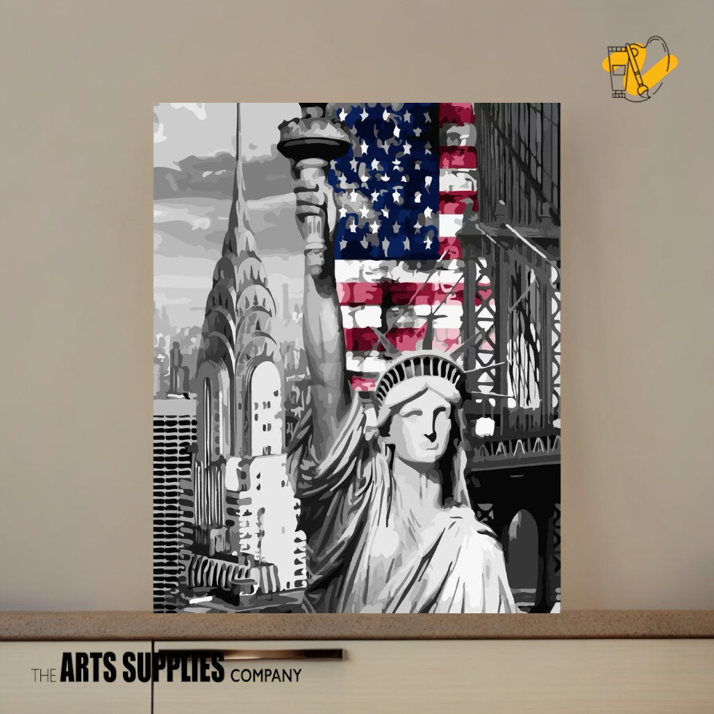 Paint By Numbers | Statue of Liberty & Empire State Building