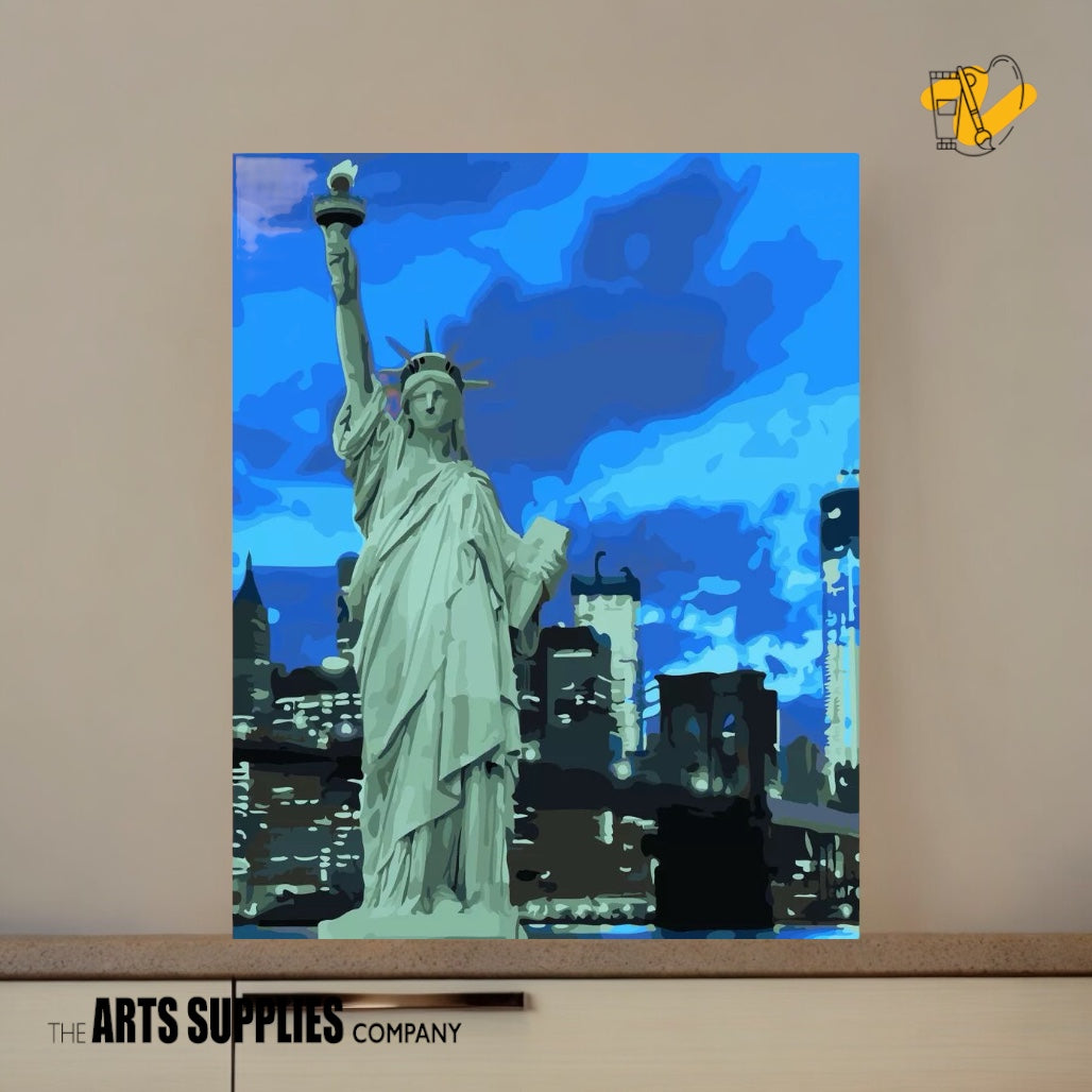 Paint By Numbers | Statue of Liberty & Brooklyn Bridge